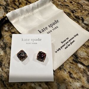 NWT Kate Spade Multi glitter Stud Earrings